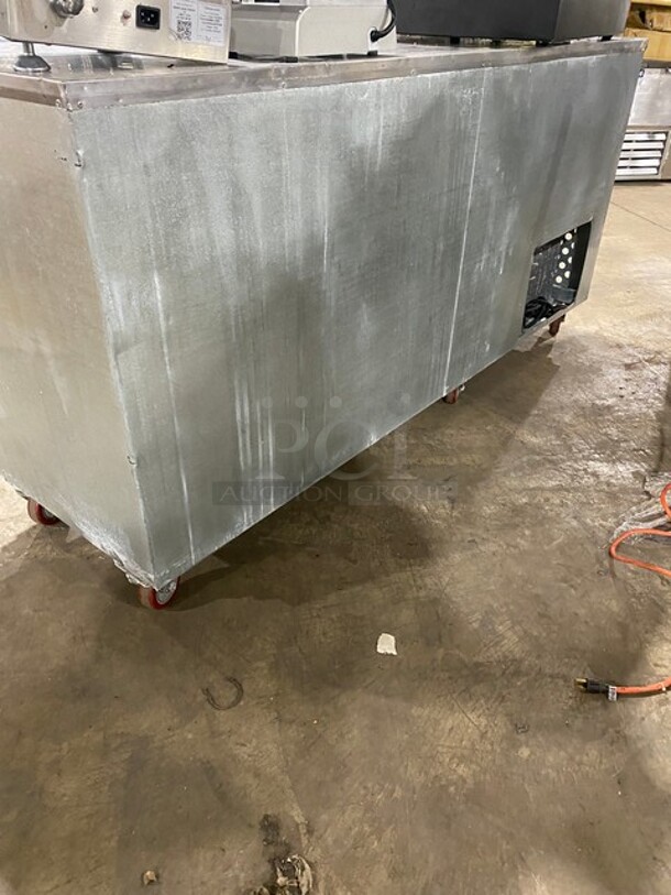 Leader Commercial 3 Door Under The Counter Lowboy/Work Top Cooler! All Stainless Steel! Model: LB72 SN: PY11C2538! 115V 1 Phase! On Casters! - Image 3 of 8