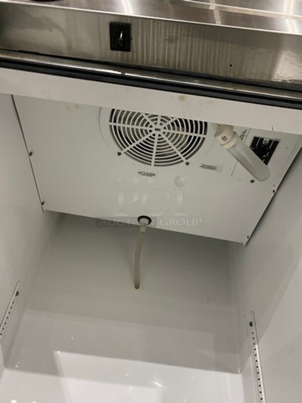 True Commercial 2 Door Half Cooler Half Freezer Combo Unit! With Poly Coated Racks! All Stainless Steel! On Casters! Model: T49DT SN: 6899821 115V 60HZ 1 Phase - Image 7 of 10