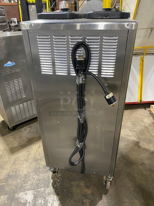 Taylor Commercial 2 Flavor Frosty/ Slushie Making Machine! With Milkshake Mixing Attachment! All Stainless Steel! On Casters! Model: 34227 SN: K4012295 208/230V 60HZ 1 Phase - Image 3 of 11