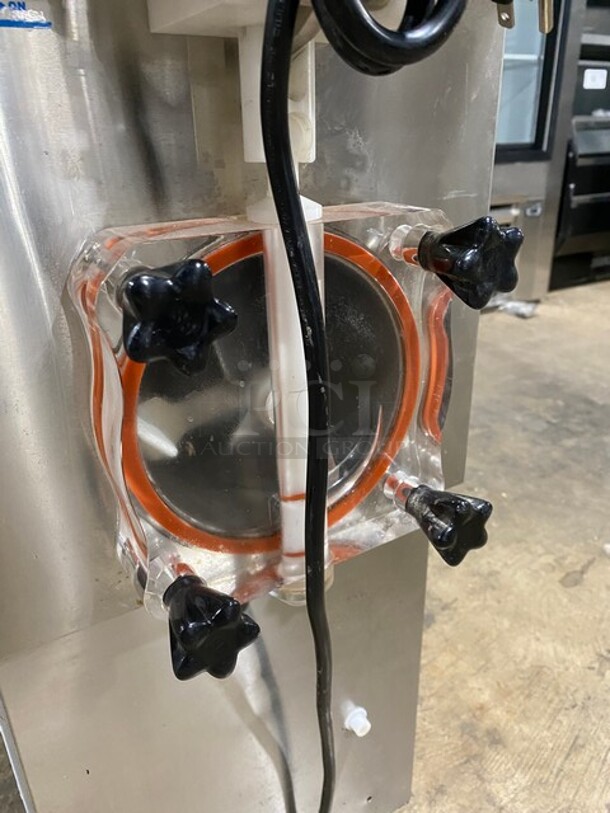 Vevor Commercial Countertop Single Bowl Slushy/Smoothie Frozen Drink Machine! All Stainless Steel! With LED Display Light! 120V! Model: XRJF-11 SN: 230511 6974 4 0039! - Image 7 of 8