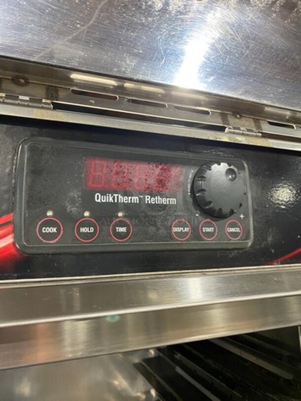 Cres Cor Commercial Electric Powered Split Door Roast-N-Hold Oven! All Stainless Steel! On Casters! Model: RO151FUA12DE4803Z SN: JBIJ0005151623 480V 60HZ 3 Phase - Image 8 of 9