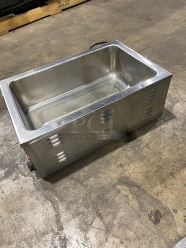 APW Wyott Commercial Countertop Single Well Food Warmer! All Stainless Steel! Model: W3V SN: 0106D05531 120 60HZ 1 Phase - Image 3 of 8