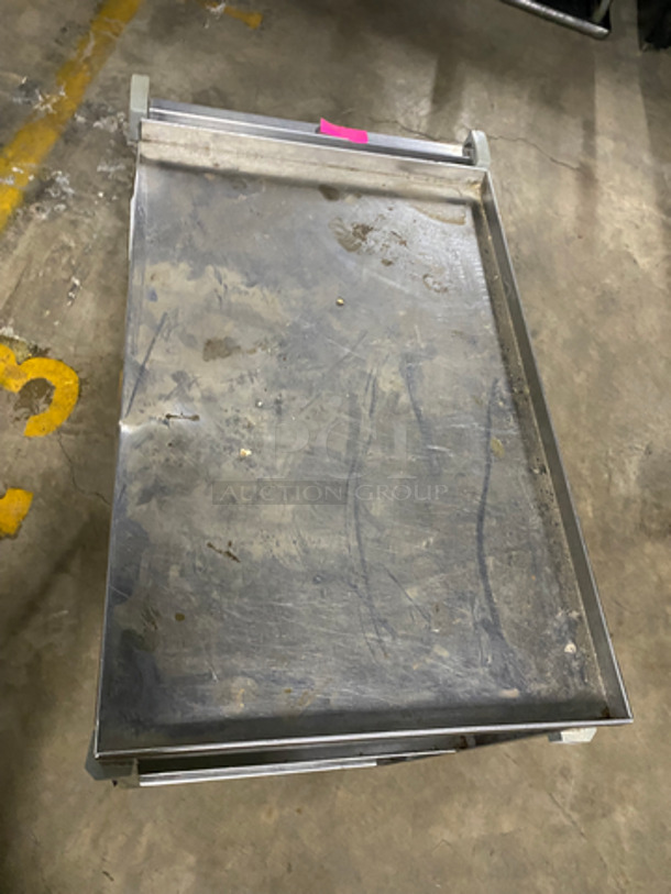 Metal 3 Shelf Utility Cart! On Casters! - Image 4 of 6