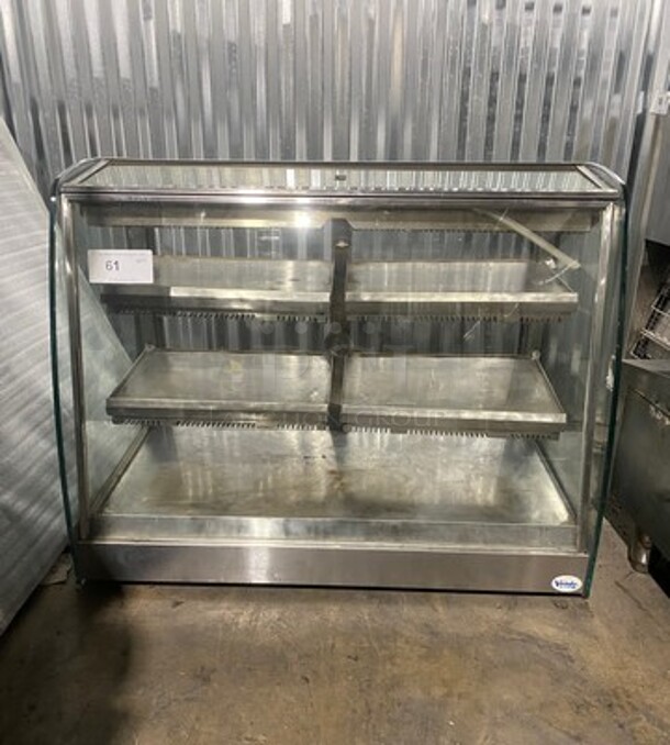 Vendo Commercial Countertop Food Warming Display Case! All Stainless Steel! Model: HFD000006 SN: 1448257 115V 60HZ 1 Phase - Image 1 of 9