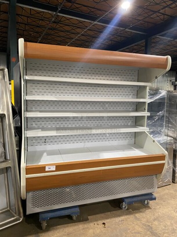 SIFA Commercial Refrigerated Open Grab N Go Display Case Merchandiser! On Casters! - Image 1 of 8