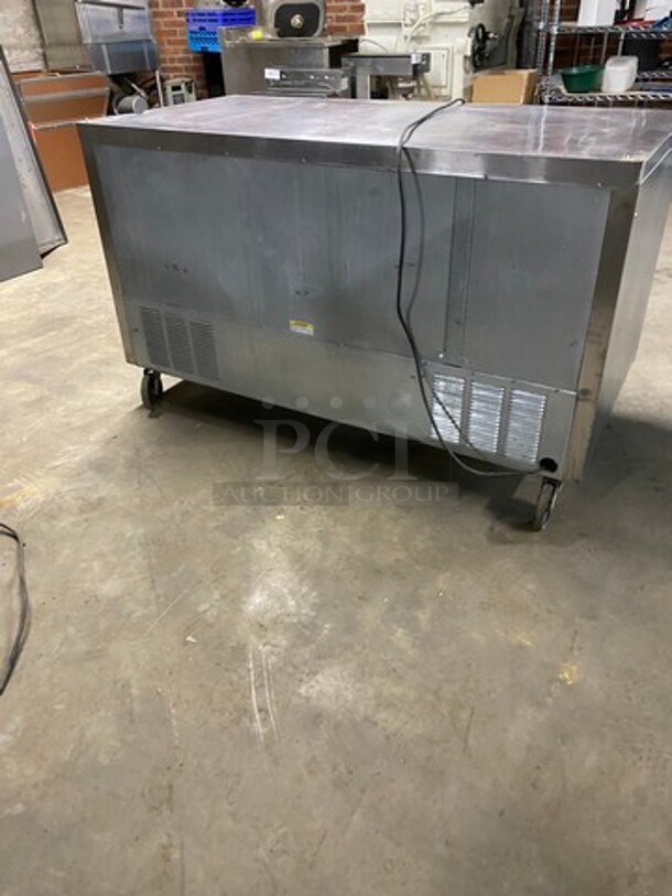 Beverage Air Commercial 2 Door Lowboy/Worktop Cooler! All Stainless Steel! On Casters! Model: WTR60A SN: 8006319 115V 60HZ 1 Phase - Image 4 of 8