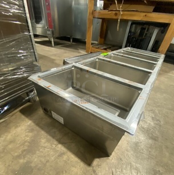 WOW! NEW! Wells Stainless Steel Commercial 5 Bay Drop In Hot Food Well! MODEL 500TDM SN:MD50723A0014 208/240V! Working! - Image 5 of 10