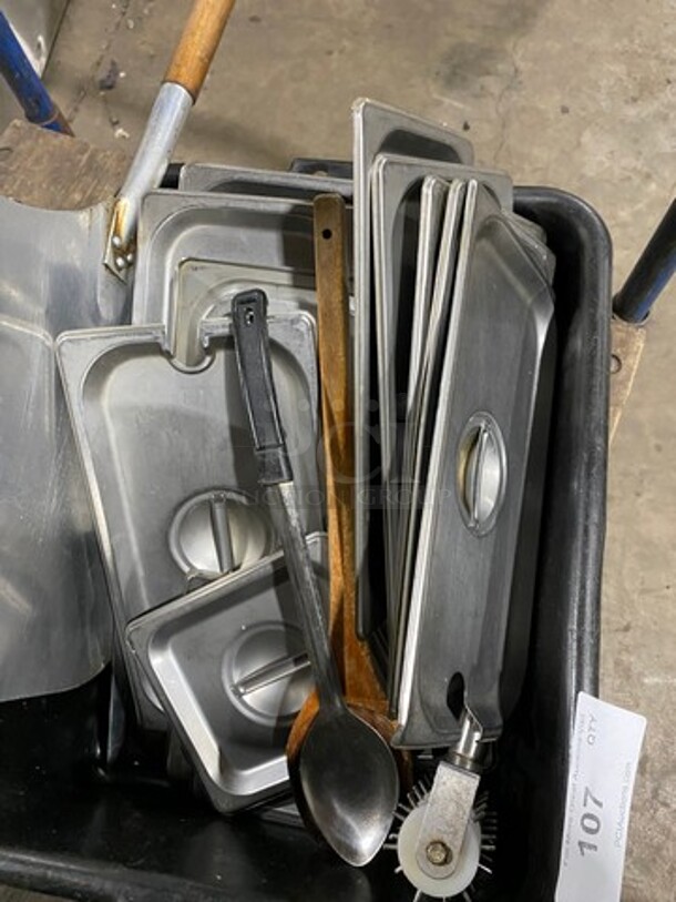 ALL ONE MONEY! MISCELLANEOUS! Includes Food Pan Lids, Piza Paddle And More! - Image 4 of 4