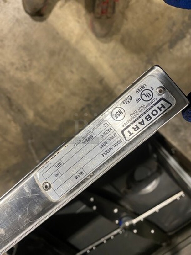 Sweet! Hobart Late Model Under The Counter Commercial Dishwasher! Advansys Series! Model LXER Serial 231184904! 120/208/240V 1 Phase! All Stainless Steel!
 - Image 7 of 8