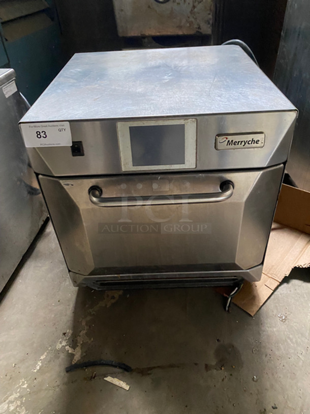 Merrychef Commercial Countertop Rapid Cook Oven! All Stainless Steel! Model: EIKONE4S SN: 1312213090533 208/240V 60HZ 1 Phase
