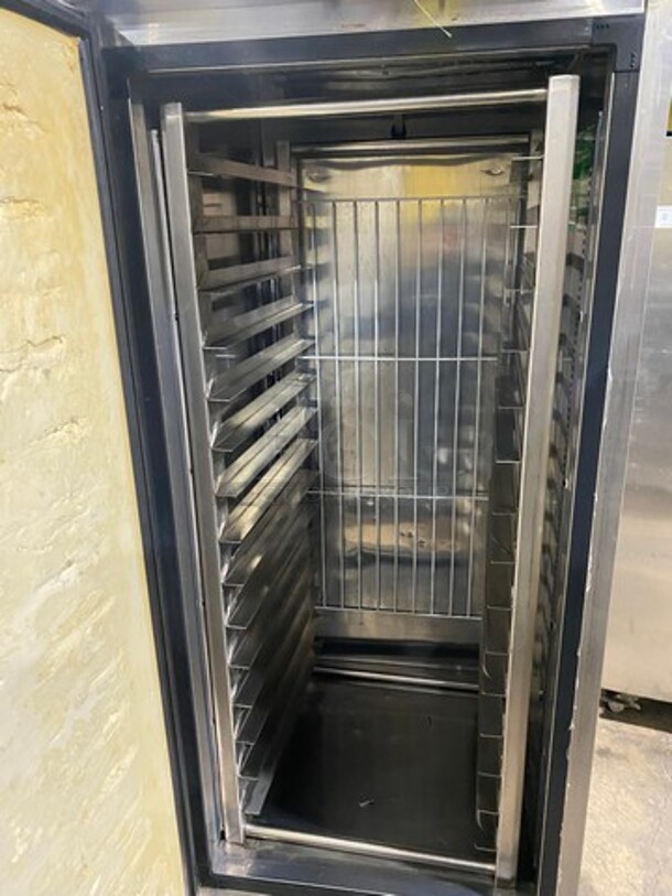 Turbo Air Commercial Single Door Reach In Freezer! With Pan Rack! Solid Stainless Steel! On Casters! Model: TSF23SD 115V 60HZ 1 Phase - Image 5 of 10