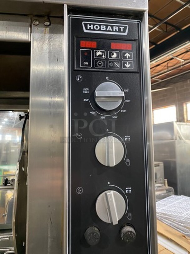 WOW! Hobart Commercial Electric Powered Rotisserie Machine! With Lower Food Warmer! All Stainless Steel! On Casters! Model: HRW330 SN: 750004202! 208V 60HZ 3 Phase! - Image 8 of 11