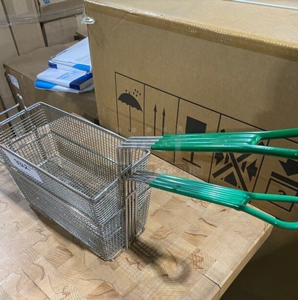 Brand New Stainless Steel Frying Baskets! 2x Your Bid! - Image 2 of 7