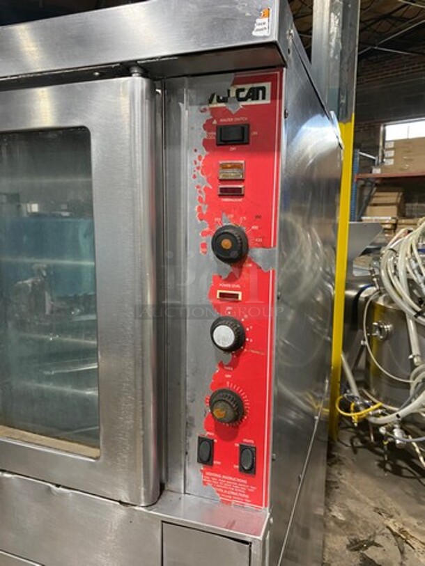Vulcan Commercial Natural Gas Powered Double Deck Convection Oven! With View Through Doors! Metal Oven Racks! All Stainless Steel! On Casters! 2x Your Bid Makes One Unit! - Image 7 of 9