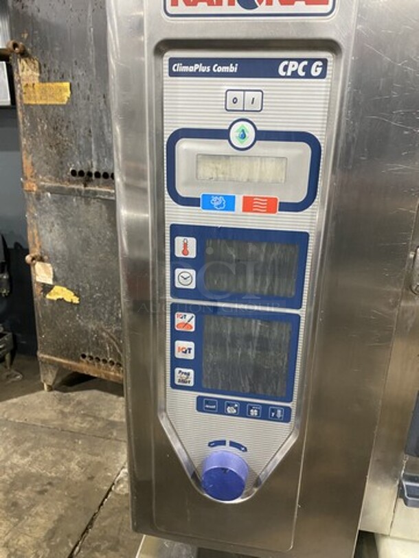 Rational Heavy Duty Commercial Clima Plus Combi Convection Oven! Model CPC6! On All Stainless Steel Equipment Stand!   - Image 7 of 9