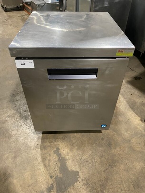 Hoshizaki Commercial Single Door Lowboy/Worktop Cooler! With Racks! All Stainless Steel! Model: CRMR27LPC SN: F60598L 115V 60HZ 1 Phase