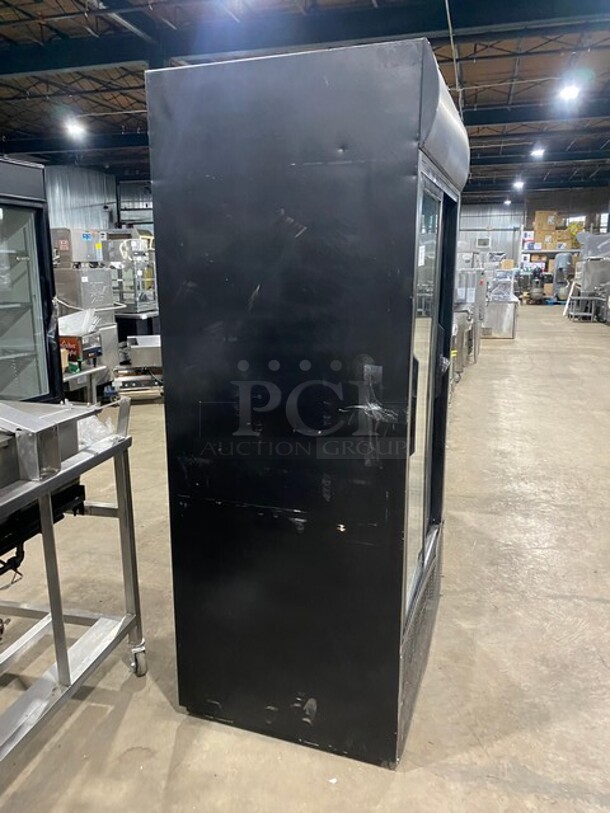 True Commercial 2 Sliding Door Reach In Refrigerator Merchandiser! With View Through Doors! With Poly Coated Racks! Model: GDM33 SN: 13089041 115V 60HZ 1 Phase - Image 2 of 9