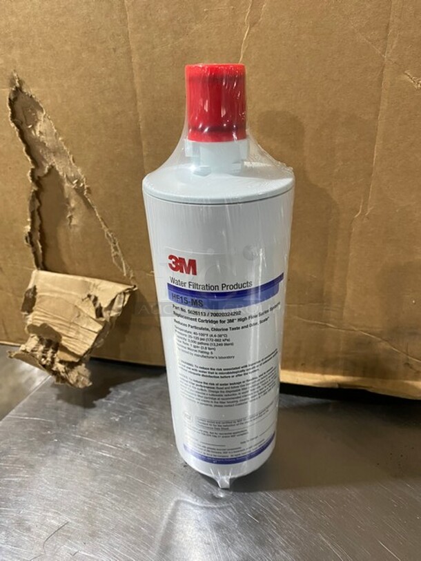 IN THE BOX! 3M Replacement Cartridge for BREW115-MS Coffee Machine Water Filtration System! Model HF15MS Serial 054007982678! - Image 3 of 3