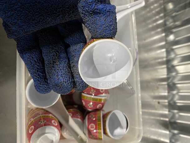 ALL ONE MONEY! Double Storage Bin!
Assorted Serving Spoons! Coffee/Tea Cups! - Image 6 of 6