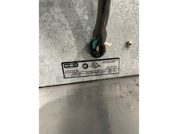 Nemco Commercial Countertop Single Well Food Warmer! All Stainless Steel! Model 6550SB1 Serial G09010! 120V! - Image 5 of 6