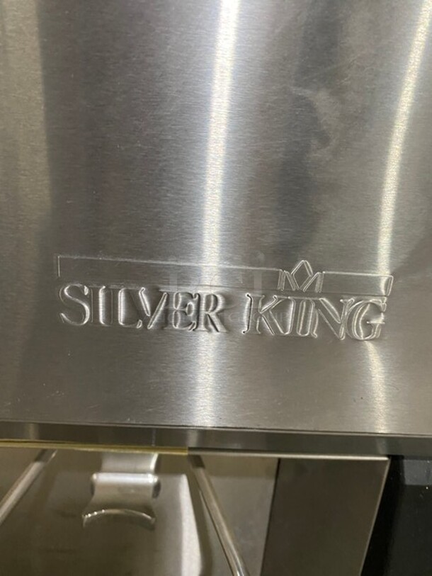 NICE! Silver King Commercial Countertop 2 Spout Refrigerated Milk Dispenser! Stainless Steel Body! Model: SKMAJ2 SN: NBCC06404A 115V - Image 9 of 10