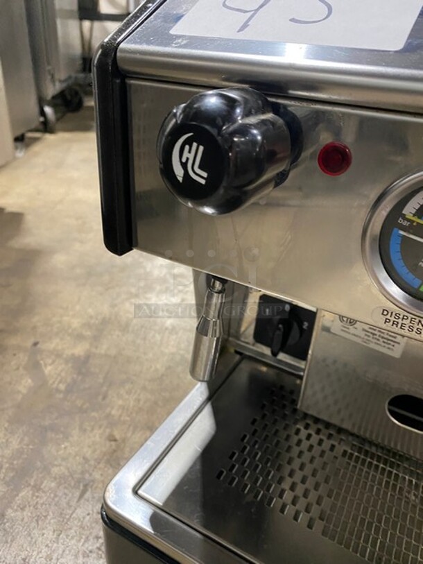 Wega Commercial Countertop Cappuccino/Espresso Machine! All Stainless Steel! Model: EVD1AT SN: 409147 110V - Image 6 of 10