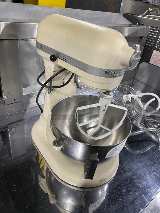 Kitchen Aid Countertop 6Qt Planetary Mixer! With Bowl! Working When Removed! - Image 2 of 11