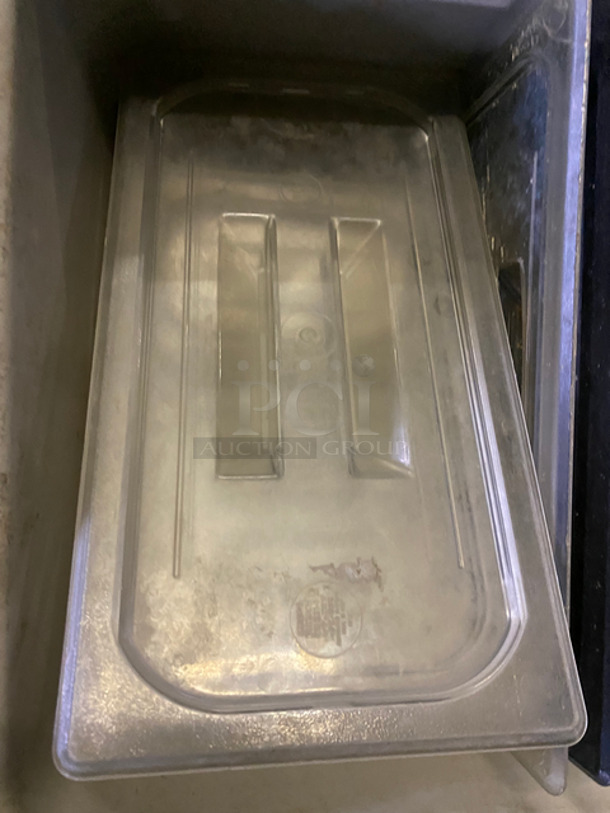 ALL ONE MONEY! Bin Full Of Various Size And Color Cambro Food Pan Lids! - Image 3 of 5