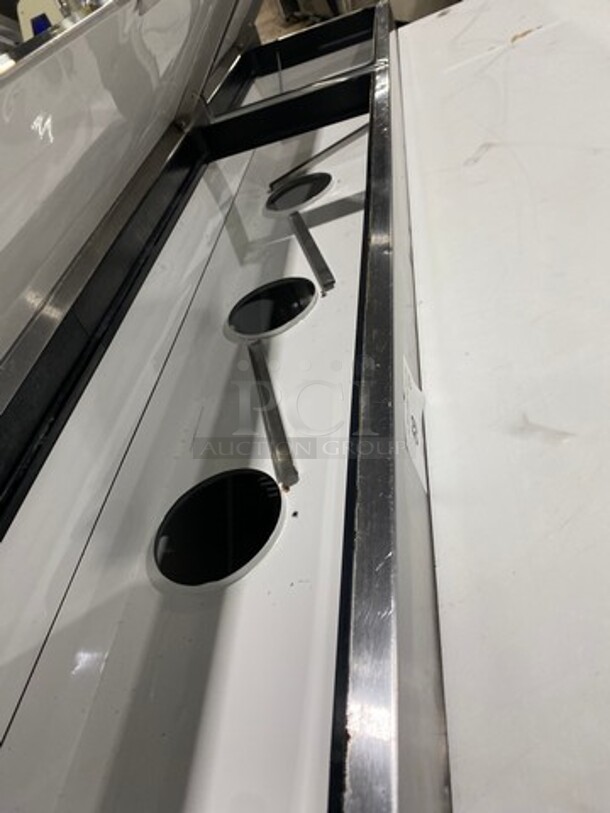 True Commercial Refrigerated Pizza Prep Table! With Commercial Cutting Board! With 2 Door Storage Space Underneath! Poly Coated Racks! All Stainless Steel! On Casters! Model: TPP67 SN: 7985756 115V 60HZ 1 Phase - Image 11 of 12