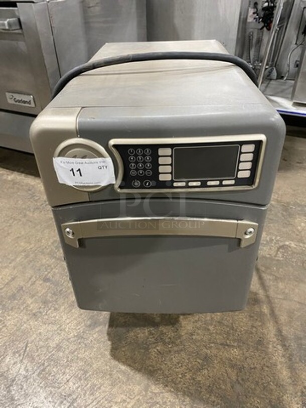 LATE MODEL! 2018 Turbo Chef Commercial Countertop Rapid Cook Oven! On Small Legs! Model: NGO SN: NGOD45903 208/240V 60HZ 1 Phase