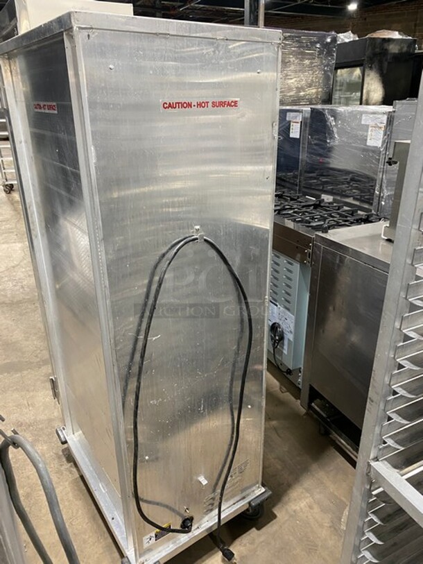 Servware Commercial Single Door Food Warmer/Proofer! On Commercial Casters! Working When Removed! MODEL SC1836HP 120V - Image 3 of 9