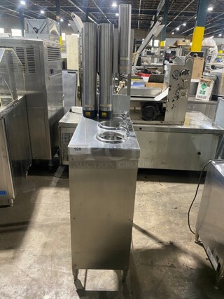 Stainless Steel Custome Made Dual Ice-Cream Cleansing Sink With Double Cup Lowerater!
