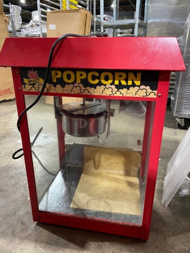 Carnival King Commercial Countertop Popcorn Machine! With 8 OZ Kettle! Glass All Around Showcase Style! Model: 382PM30R SN: 0390680 120V! Working When Removed!   - Image 3 of 12