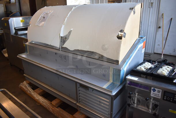 BRAND NEW! Traulsen TD078HT Stainless Steel Commercial Floor Style Fish Display Case Merchandiser. 115 Volts, 1 Phase. 78x38x56. Tested and Working! - Image 1 of 9