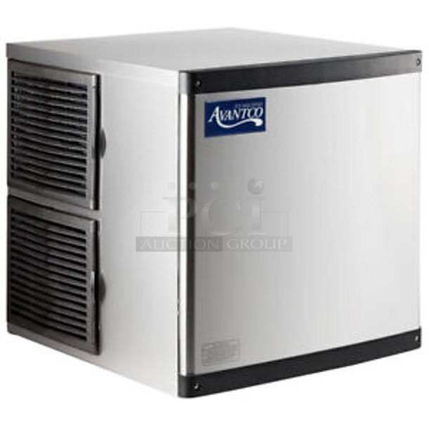 BRAND NEW! Avantco Ice MC-420-22-HA Modular Half Cube 420 Pound Ice Machine. 115 Volts, 1 Phase. Tested and Working!