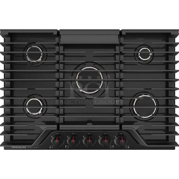 BRAND NEW SCRATCH AND DENT! Frigidaire GCCG3048AB 30" 5 Burner Gas Cooktop. Stock Picture Used For Gallery Picture. - Image 1 of 4