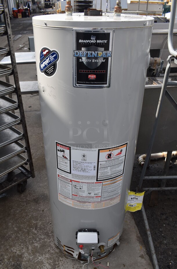 Bradford White MI5036FBN Metal Natural Gas Powered Hot Water Heater. 20x23x70