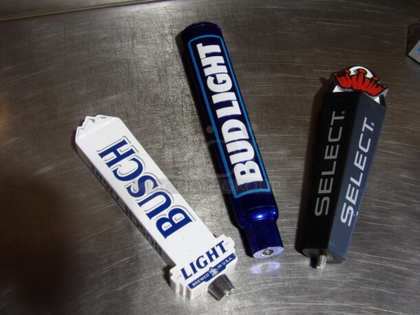 Mixed Lot of 3 Tap Handles. Your Bid X 3 - Image 1 of 1