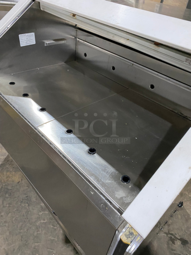 2018 Cool Tech Commercial Refrigerated Open Grab-N-Go Case Merchandiser! All Stainless Steel! Model: CUST-36OF SN: 020918 120V 60HZ - Image 5 of 8