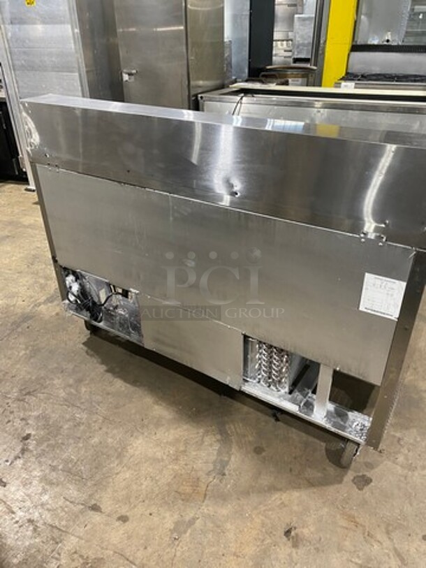 Atosa Commercial Refrigerated Sandwich Prep Table! With 2 Door Underneath Storage Space! Poly Coated Racks! All Stainless Steel! On Casters! Model: MSF8303 SN: MSF8303151119C4014 - Image 4 of 9