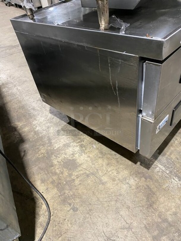 Avantco Commercial Refrigerated 2 Drawer Chef Base! All Stainless Steel! On Casters! Model: 178CBE36HC SN: 6188260121100707 115V - Image 2 of 9