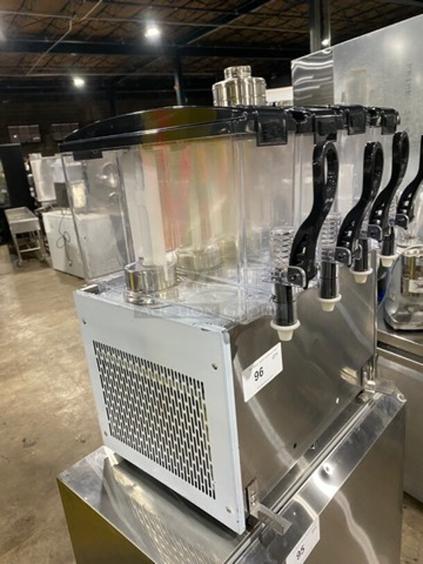 Commercial Countertop 4 Hopper Refrigerated Beverage Dispenser! Model: YSJ12X4 110V - Image 3 of 9