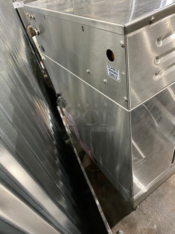 Curtis Commercial Countertop Dual Coffee Brewing Machine! With Hot Water Dispenser! With Beverage Holders/Dispensers! All Stainless Steel Body! On Small Legs! Model: GEM312IL10 SN: 10353419 220V 60HZ 1 Phase - Image 4 of 7