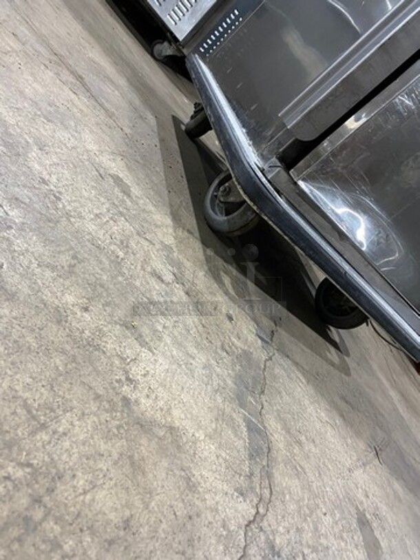 2013 Jones Zylon Commercial Single Door Dry Food Transport Cart! All Stainless Steel! On Casters! Model: ETCUA7 SN: 133831202 - Image 9 of 9