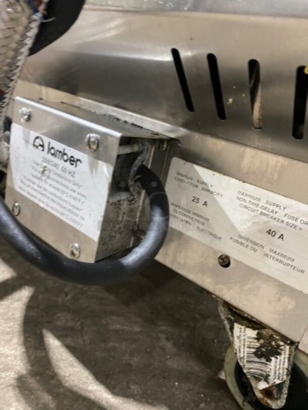 Lambar Commercial Under Counter Dish Washer! With Poly Dish Crate! All Stainless Steel! - Image 9 of 10