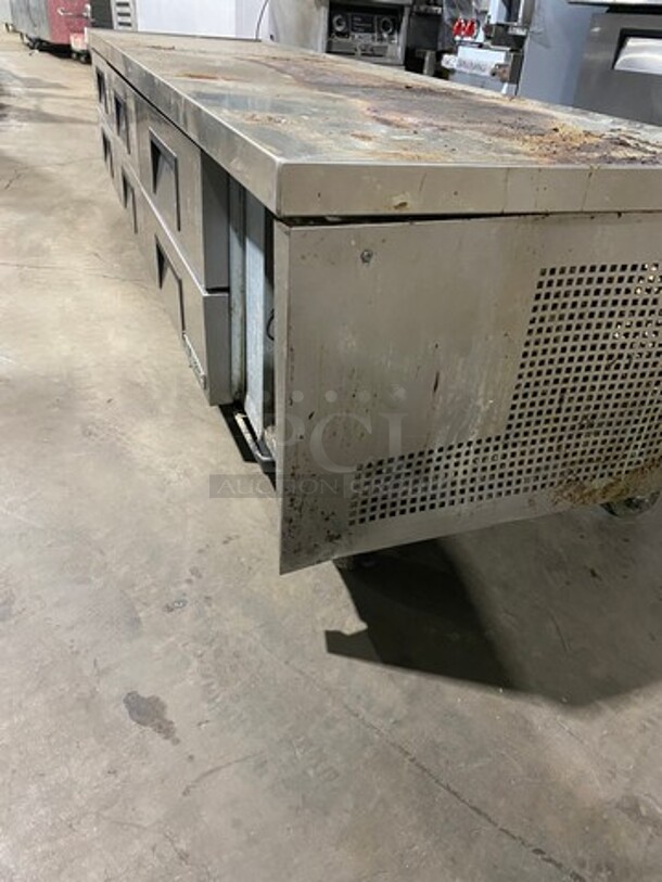 True Commercial Refrigerated Chef Base! With 6 Drawer Storage Space! All Stainless Steel! On Casters! Model: TRCB110 SN: 8979834 115V 60HZ 1 Phase - Image 2 of 12