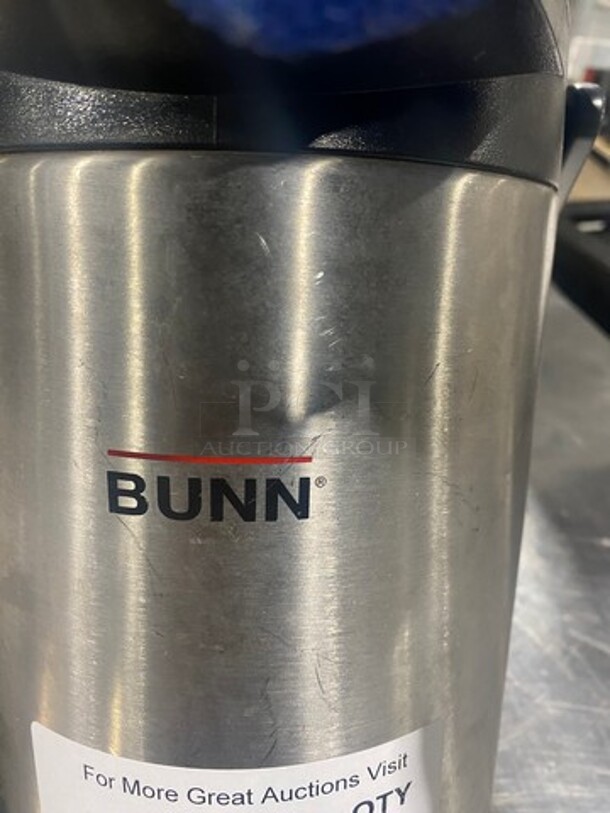 Bunn Commercial Countertop Coffee Dispenser! Stainless Steel Body! - Image 6 of 9