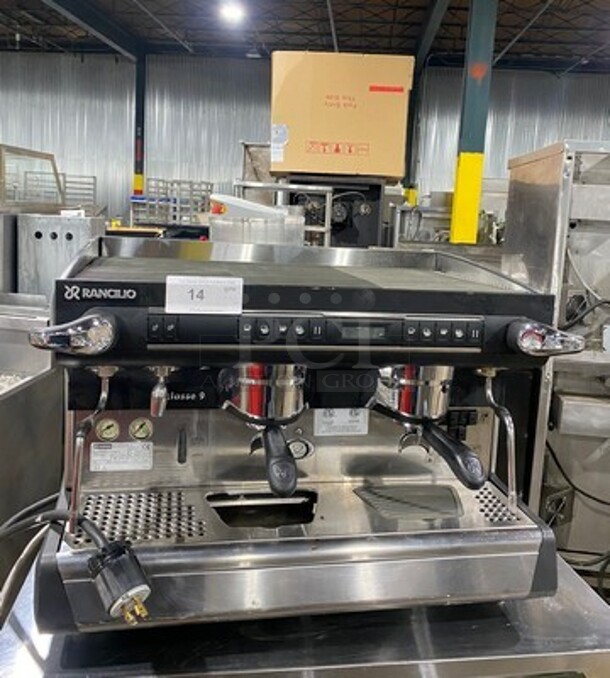 Rancilio Commercial Countertop Espresso Machine! Stainless Steel Body! On Small Legs! Model: CLASSE9USB2 SN: 10202313 220/240V - Image 1 of 9