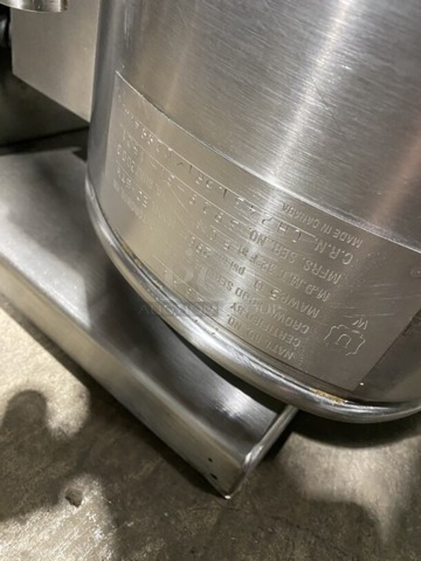 Market Forge Electric Powered Tilted Soup Kettle! Model EO6TM Serial 3929311521!  - Image 8 of 9