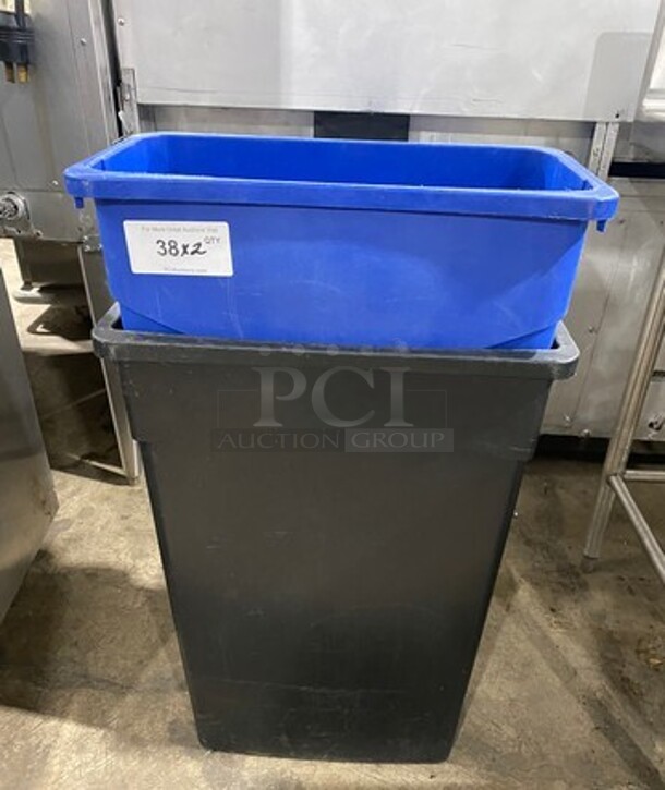 Poly Recycle/trash bin! 2x Your Bid